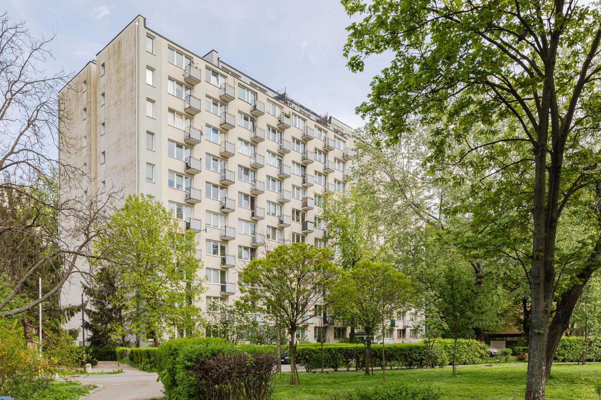 Superapart Saska 48A, Sleek 6Th-Floor Studio With Balcony & Elevator Access ワルシャワ エクステリア 写真